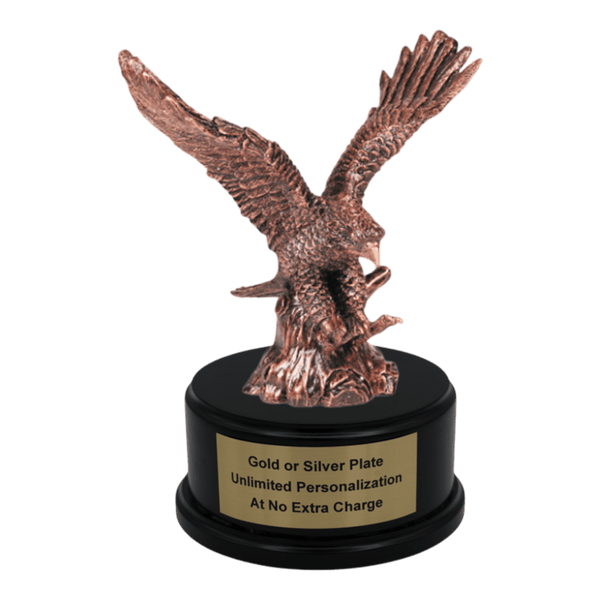 Premium Custom Bronze Eagle Trophy - Type A9 Series 1EGL21B - Anderson Trophy Co.