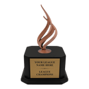 Premium Custom Bronze Flame Trophy - Type A5 Series 349217Z - Anderson Trophy Co.