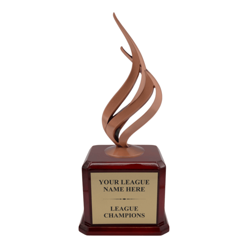 Premium Custom Bronze Flame Trophy - Type A6 Series 349217Z - Anderson Trophy Co.