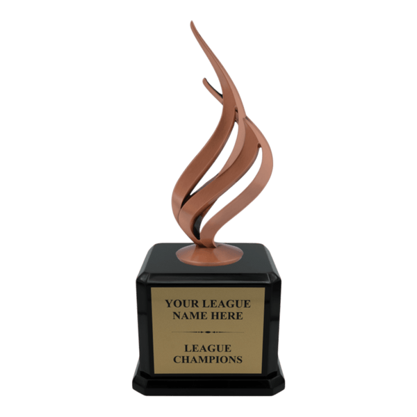 Premium Custom Bronze Flame Trophy - Type A6 Series 349217Z - Anderson Trophy Co.