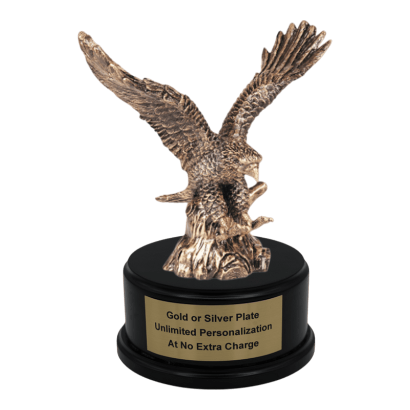 Premium Custom Gold Eagle Trophy - Type A9 Series 1EGL21G - Anderson Trophy Co.