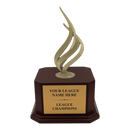 Premium Custom Gold Flame Trophy - Type A5 Series 349217G - Anderson Trophy Co.