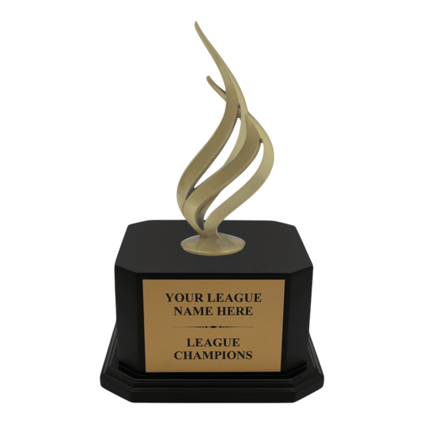 Premium Custom Gold Flame Trophy - Type A5 Series 349217G - Anderson Trophy Co.