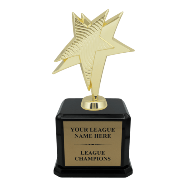 Premium Custom Gold Star Trophy - Type A6 Series 34955G - Anderson Trophy Co.