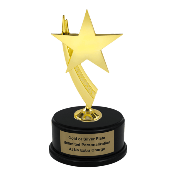 Premium Custom Gold Star Trophy - Type A9 Series 1ZX2040 - Anderson Trophy Co.