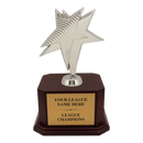 Premium Custom Silver Star Trophy - Type A5 Series 34955S - Anderson Trophy Co.