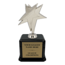 Premium Custom Silver Star Trophy - Type A6 Series 34955S - Anderson Trophy Co.