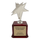 Premium Custom Silver Star Trophy - Type A6 Series 34955S - Anderson Trophy Co.