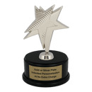 Premium Custom Silver Star Trophy - Type A9 Series 34955S - Anderson Trophy Co.