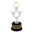 Premium Custom Silver Teamwork Trophy - Type A9 Series 34911S - Anderson Trophy Co.