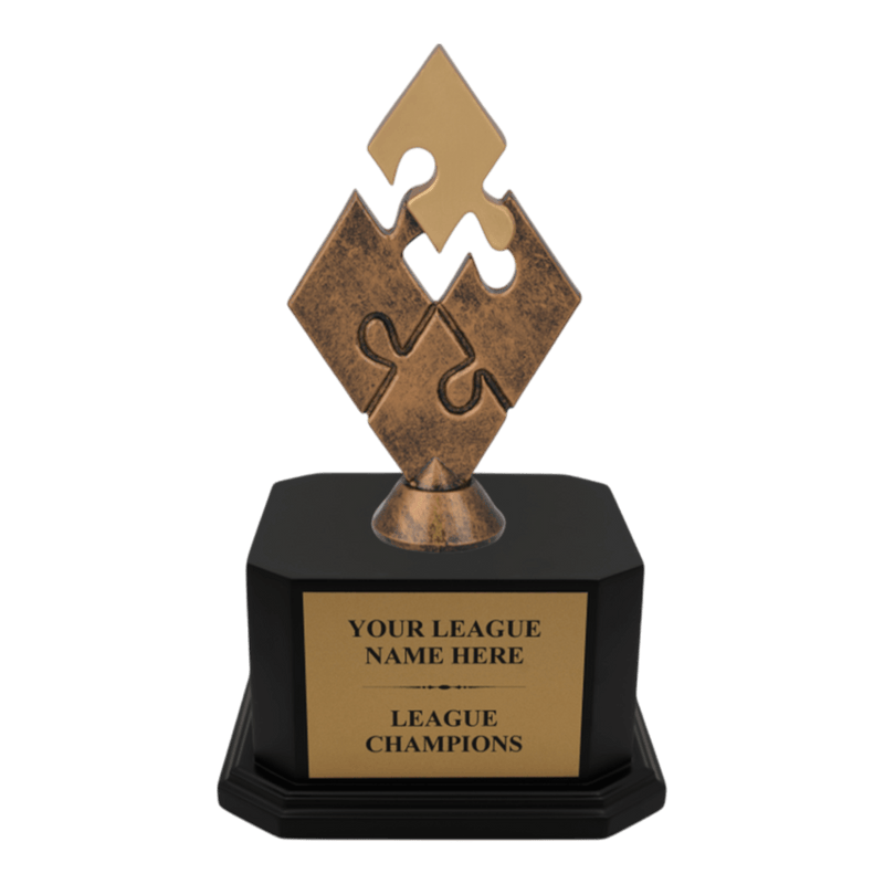 Premium Custom Teamwork Trophy - Type A5 Series 389655 - Anderson Trophy Co.