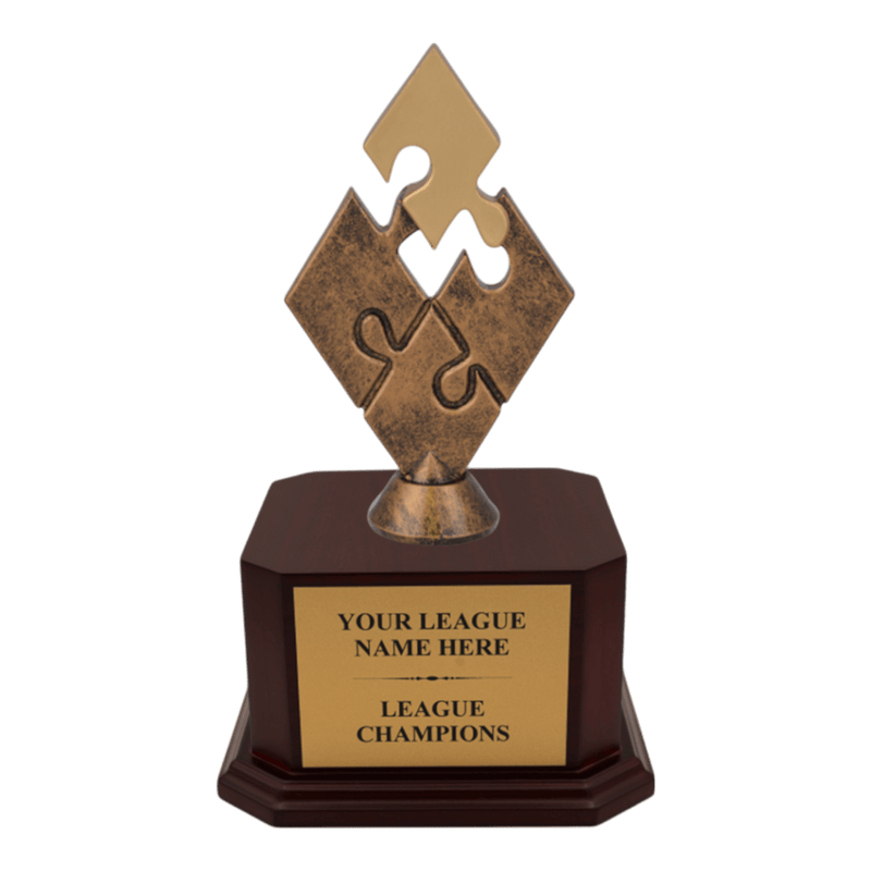 Premium Custom Teamwork Trophy - Type A5 Series 389655 - Anderson Trophy Co.