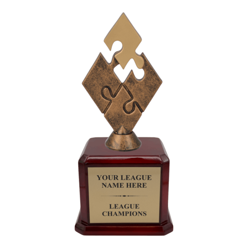 Premium Custom Teamwork Trophy - Type A6 Series 389655 - Anderson Trophy Co.