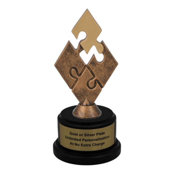 Premium Custom Teamwork Trophy - Type A9 Series 389655 - Anderson Trophy Co.