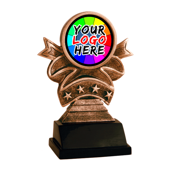 Ribbon Series Customizable Insert Resin Trophy - Anderson Trophy Co.