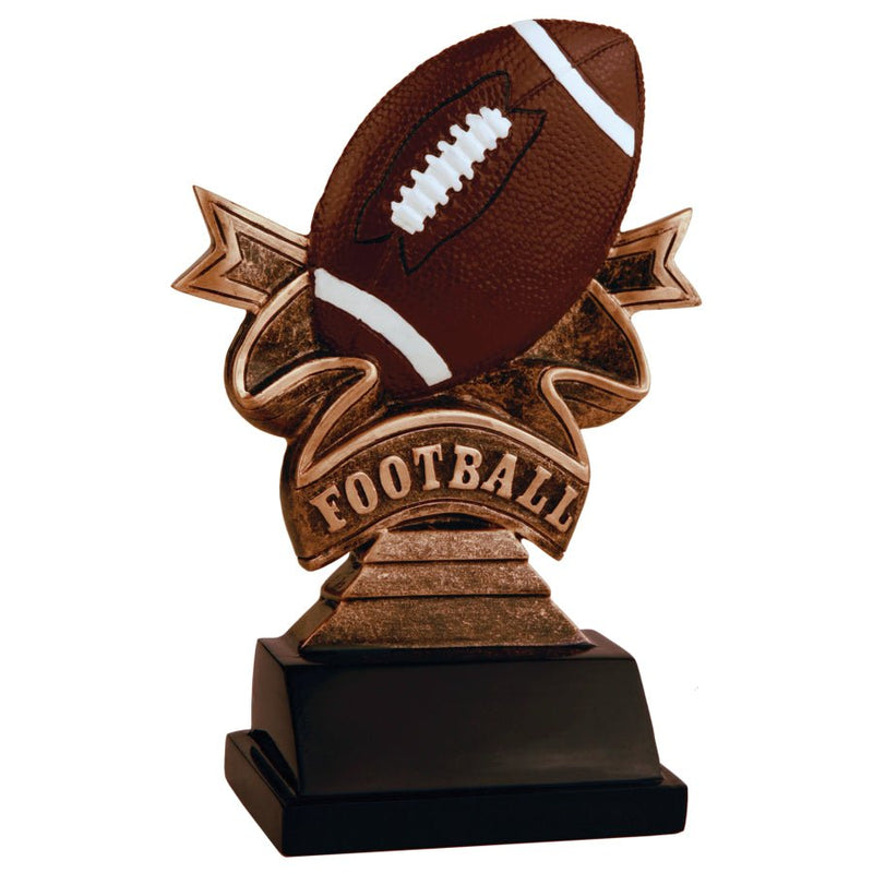 Ribbon Series Football Resin Trophy - Anderson Trophy Co.