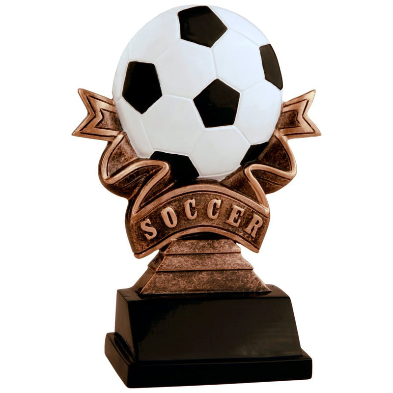 Ribbon Series Soccer Resin Trophy - Anderson Trophy Co.