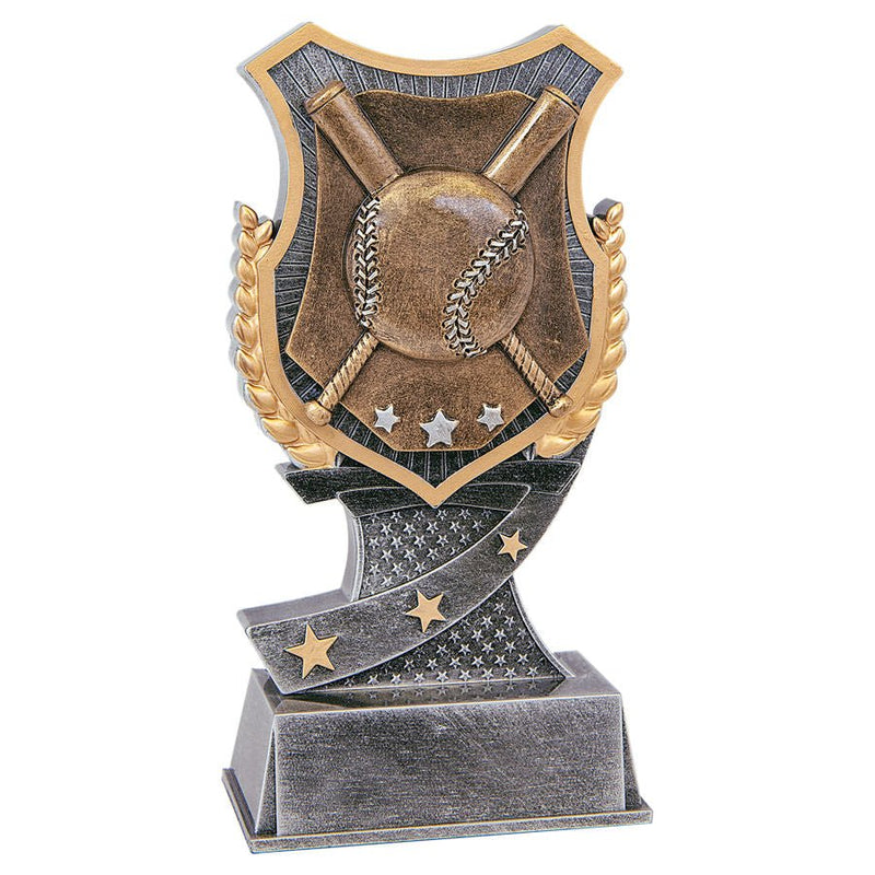 Shield Award Series Baseball Resin Trophy - Anderson Trophy Co.