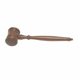 Standard Walnut Finish Gavel - Anderson Trophy Co.