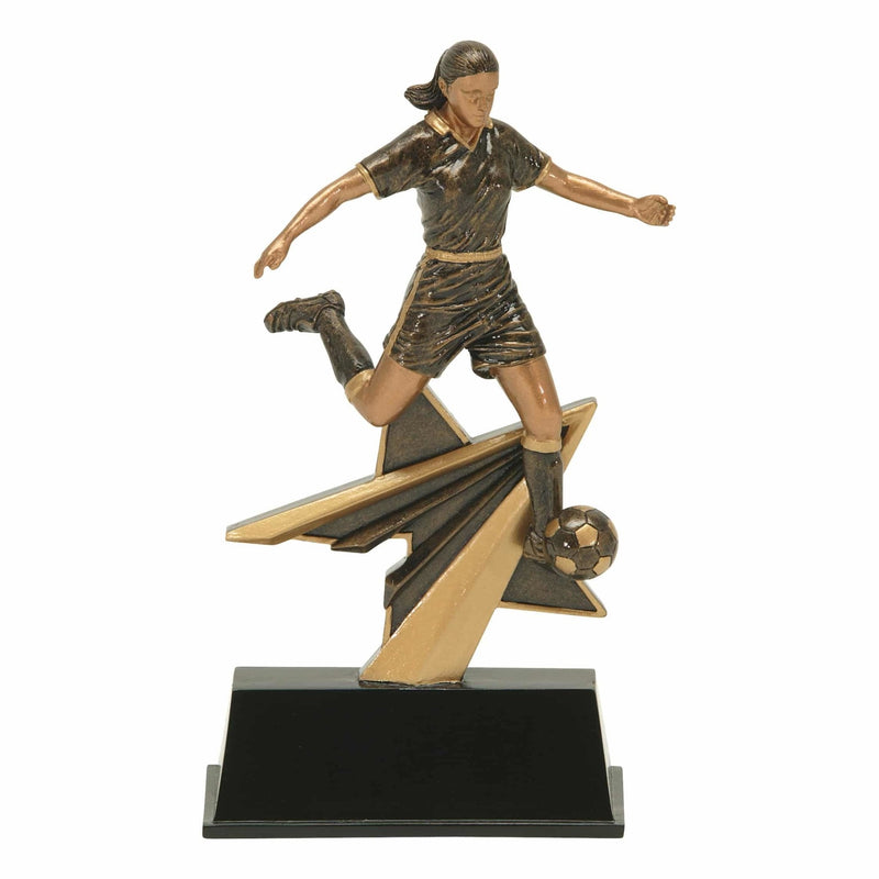 Star Power Sport Series Soccer Resin Trophy - Anderson Trophy Co.