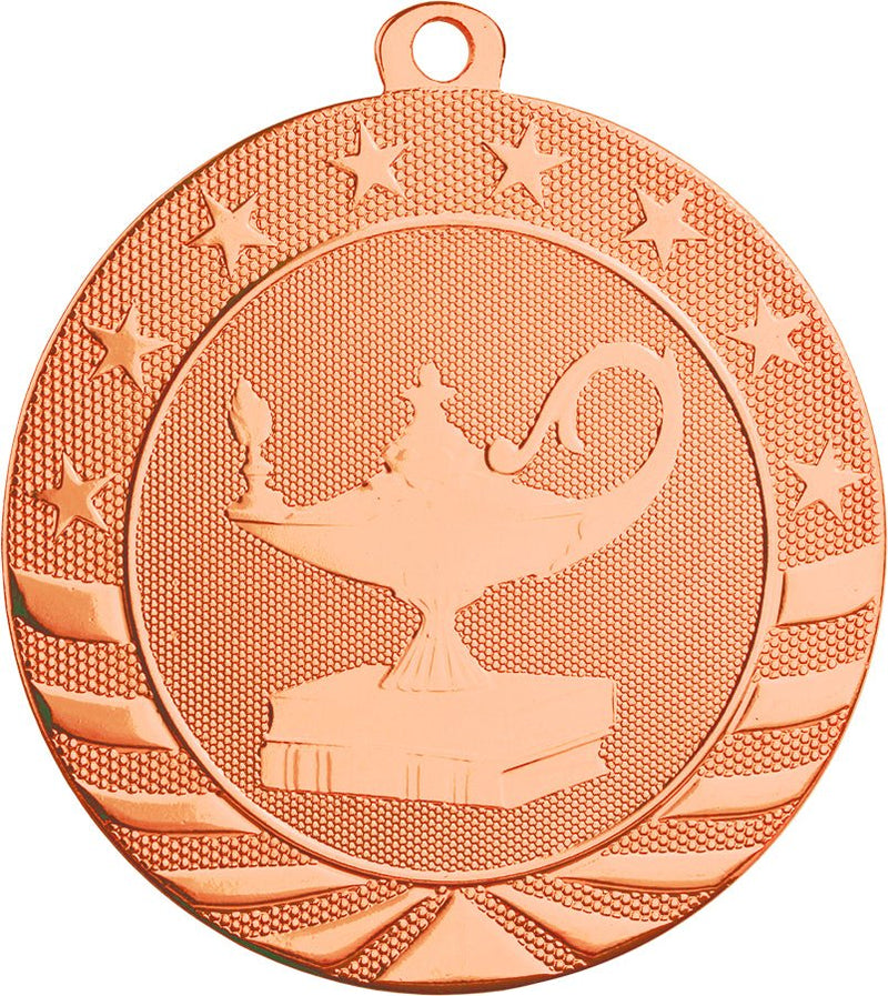 Starbrite Series Lamp of Knowledge Themed Medals - Anderson Trophy Co.