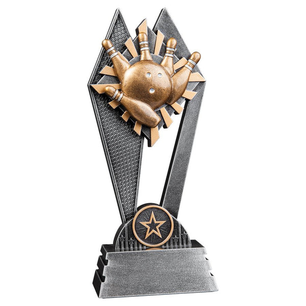 Sun Ray Series Bowling Resin Trophy - Anderson Trophy Co.