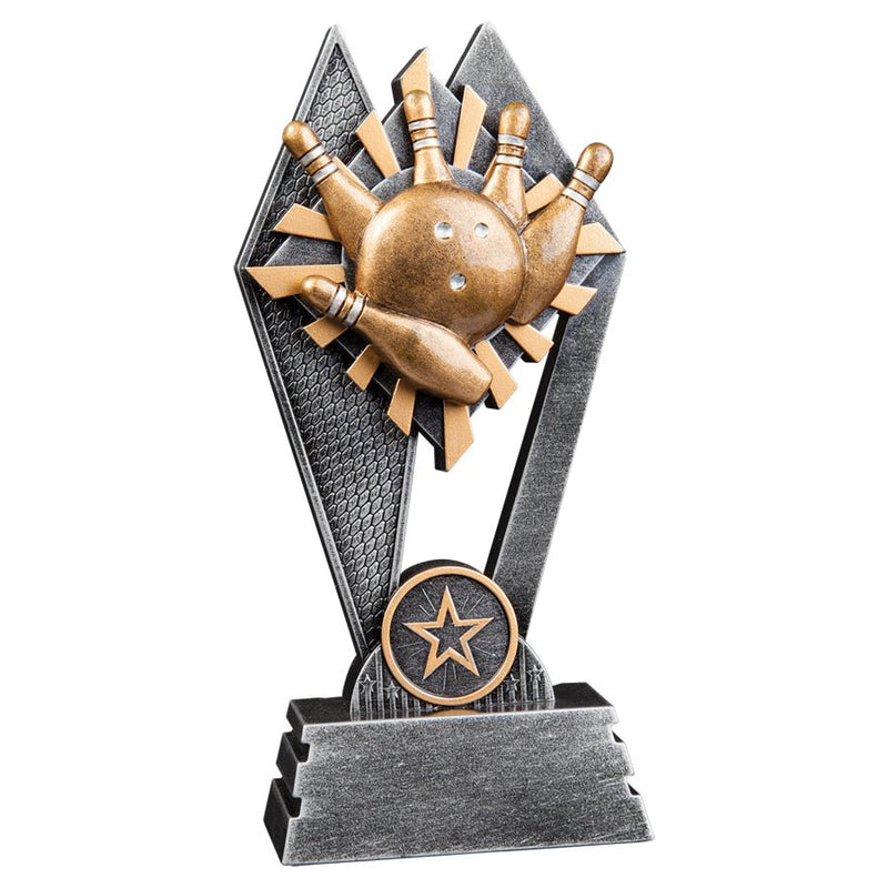 Sun Ray Series Bowling Resin Trophy - Anderson Trophy Co.