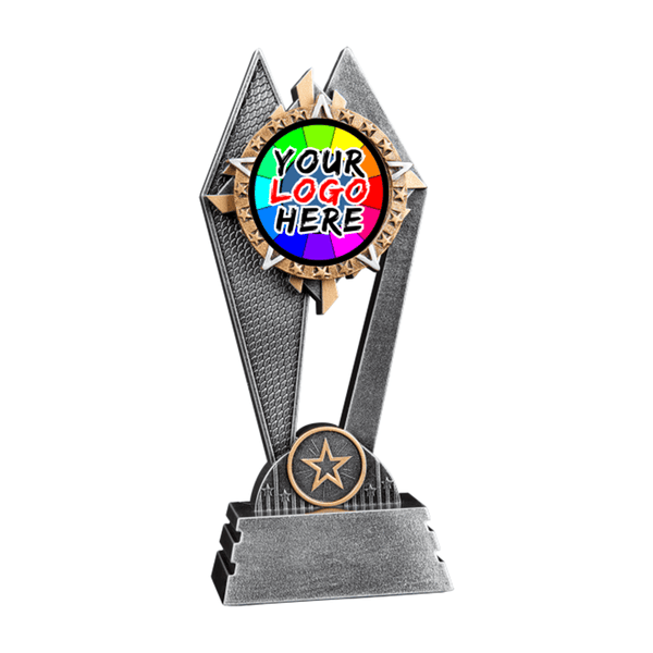 Sun Ray Series Customizable Insert Resin Trophy - Anderson Trophy Co.