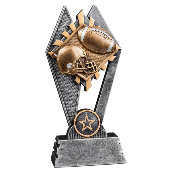 Sun Ray Series Football Resin Trophy - Anderson Trophy Co.