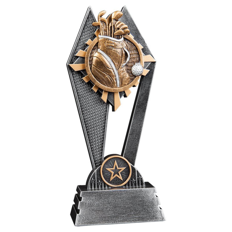 Sun Ray Series Golf Resin Trophy - Anderson Trophy Co.