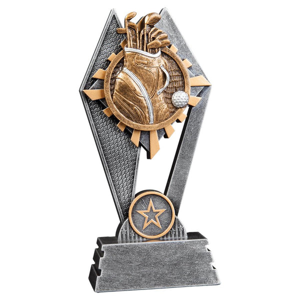 Sun Ray Series Golf Resin Trophy - Anderson Trophy Co.