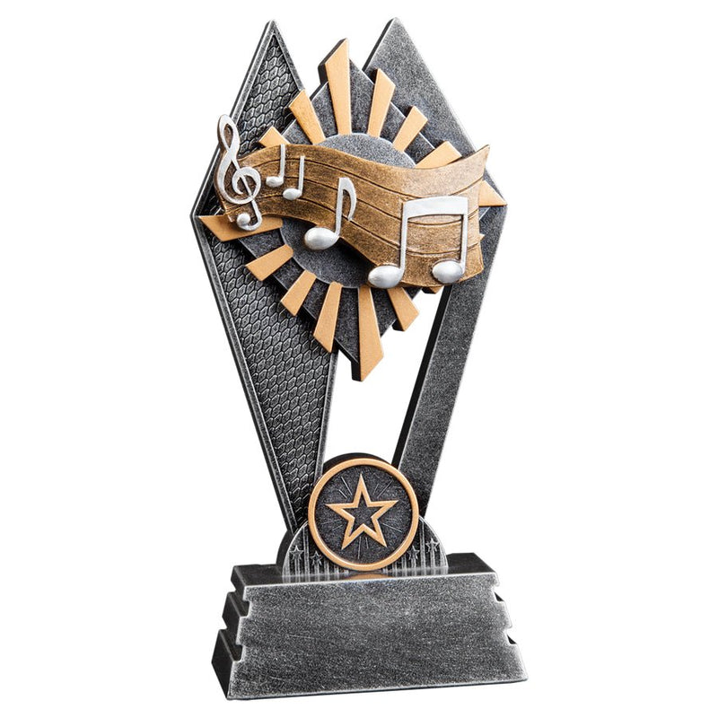 Sun Ray Series Music Resin Trophy - Anderson Trophy Co.