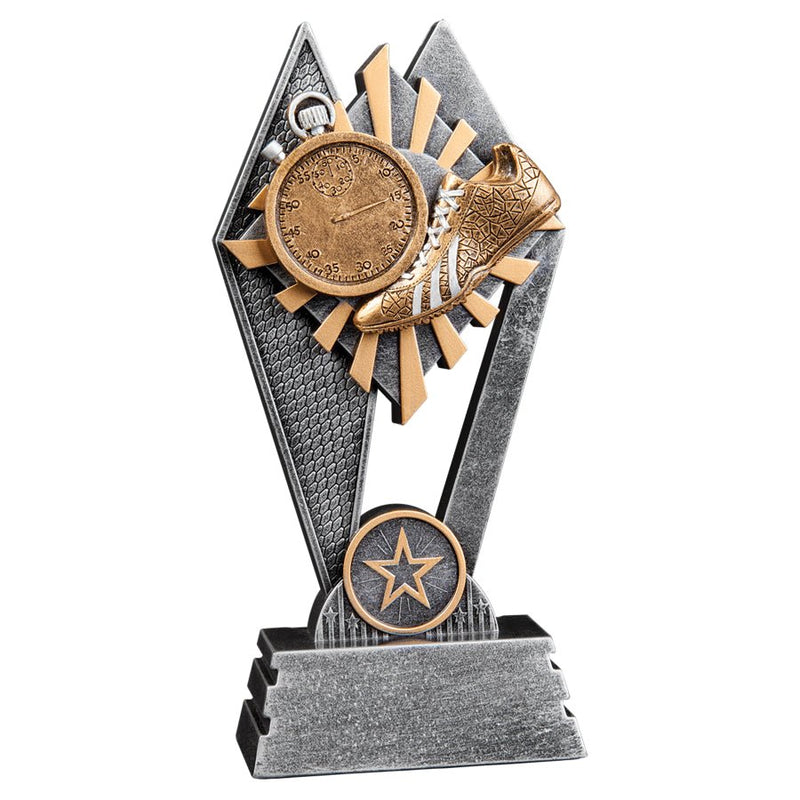 Sun Ray Series Track Resin Trophy - Anderson Trophy Co.