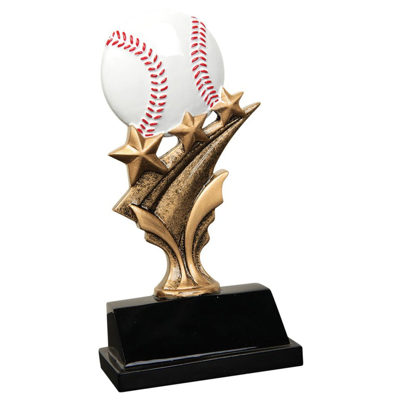 Tri Star Series Baseball Resin Trophy - Anderson Trophy Co.