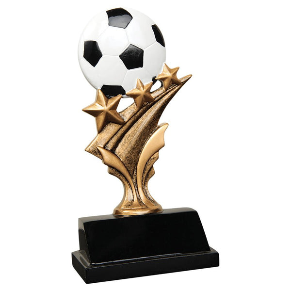 Tri Star Series Soccer Resin Trophy - Anderson Trophy Co.