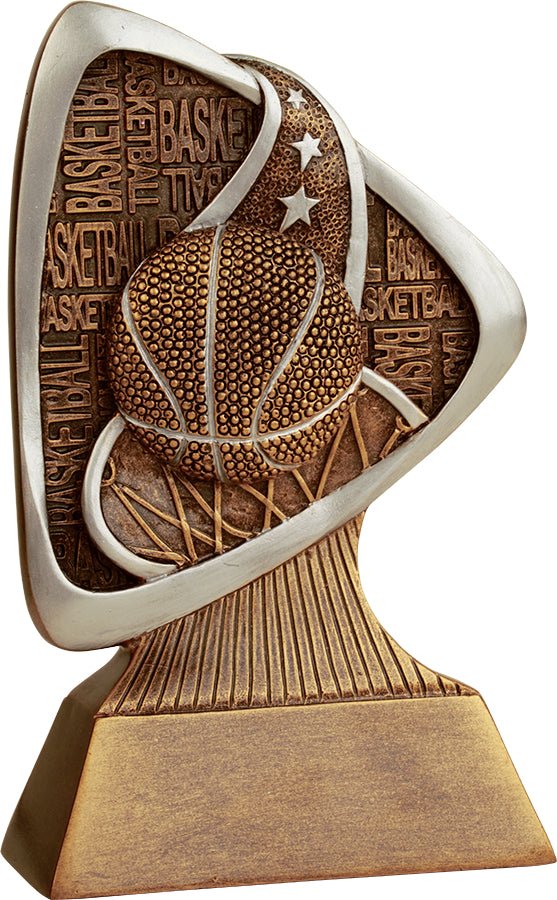 Triad Series Basketball Resin Trophy - Anderson Trophy Co.