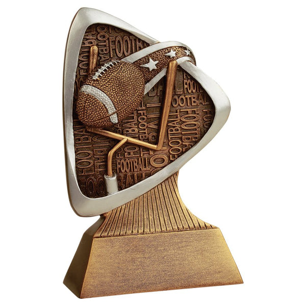 Triad Series Football Resin Trophy - Anderson Trophy Co.