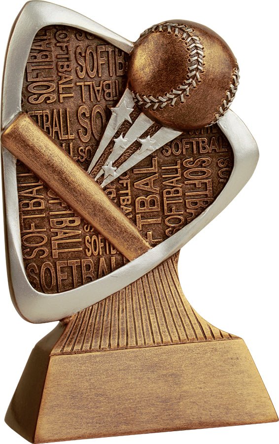 Triad Series Softball Resin Trophy - Anderson Trophy Co.