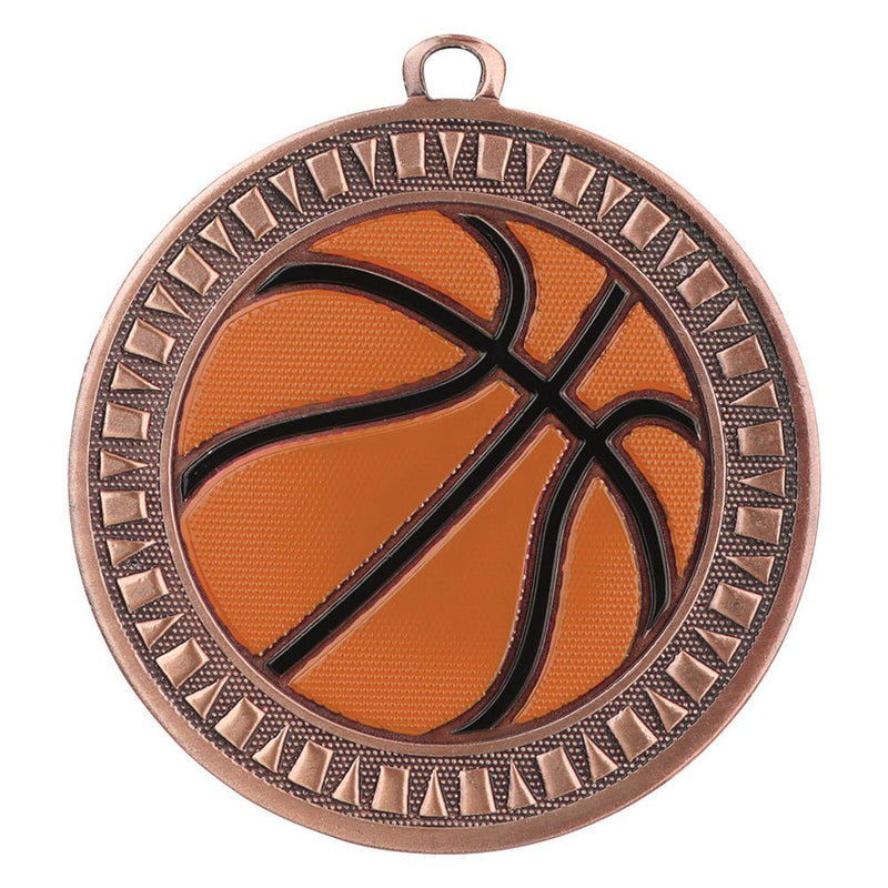 Velocity Series Basketball Themed Medal - Anderson Trophy Co.