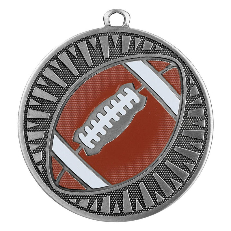 Velocity Series Football Themed Medal - Anderson Trophy Co.