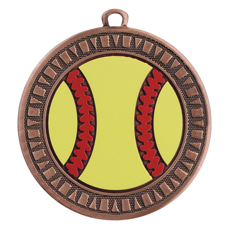 Velocity Series Softball Themed Medal - Anderson Trophy Co.