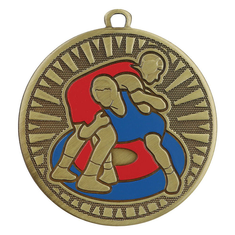 Velocity Series Wrestling Themed Medal - Anderson Trophy Co.