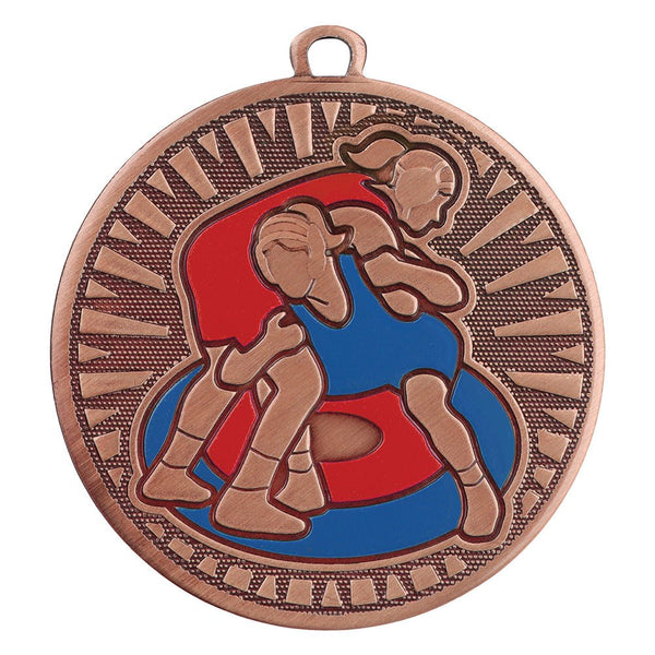 Velocity Series Wrestling Themed Medal - Anderson Trophy Co.