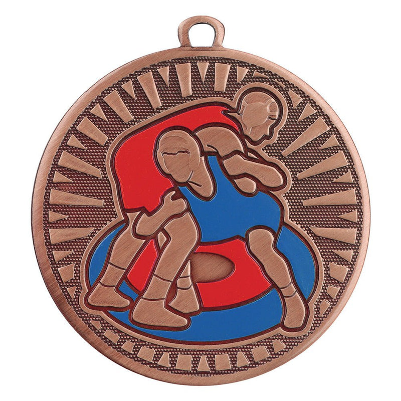 Velocity Series Wrestling Themed Medal - Anderson Trophy Co.