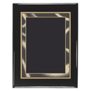 1AS Black Decorative Plate Plaque - Black Piano Finish - AndersonTrophy.com