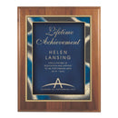 1AS Blue Decorative Plate Plaque - AndersonTrophy.com