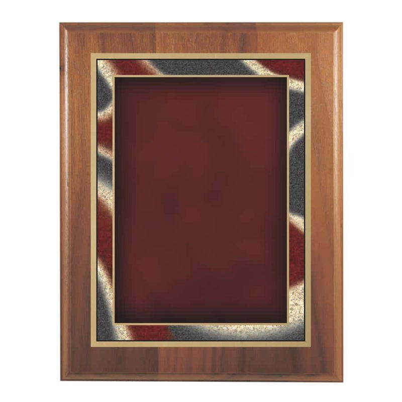 1AS Burgundy Decorative Plate Plaque - AndersonTrophy.com