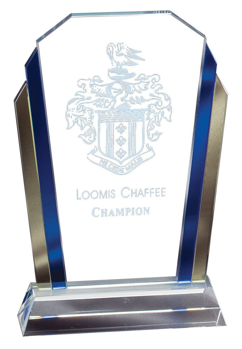 2 Color Marquee Glass Award - AndersonTrophy.com