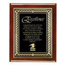 2MP195 Gold Fleur Decorative Plaque - AndersonTrophy.com