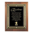 2MP195 Gold Fleur Decorative Plaque - AndersonTrophy.com